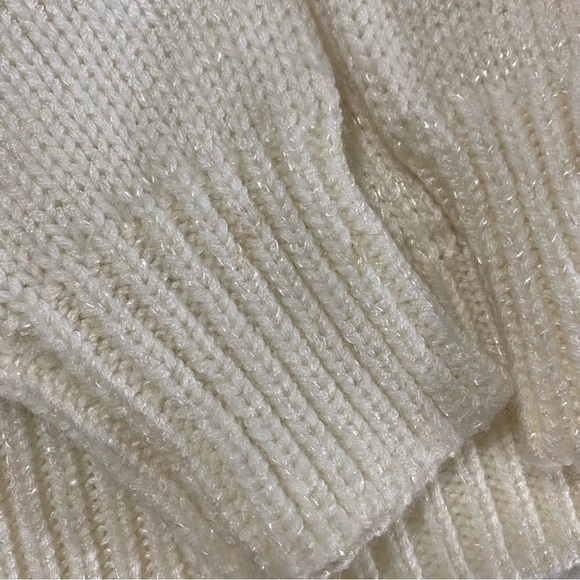 Vintage embellished wrap sweater size M - Picture 12 of 13